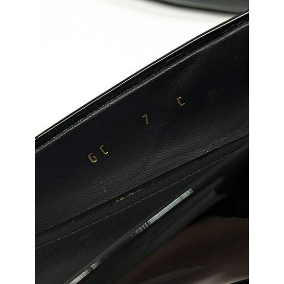 Ferragamo Women's Annie Patent Knot Ballerina Flats Black Size 7 C (MSRP $850) - Picture 7 of 11